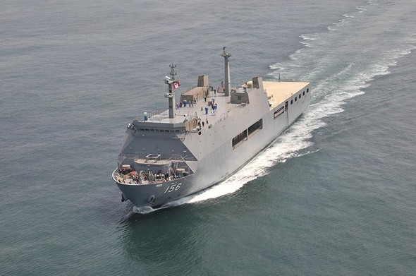 Peru's BAP Pisco, a new amphibious vessel